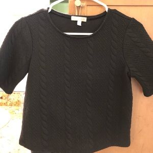 Gianni bini black sweater top
